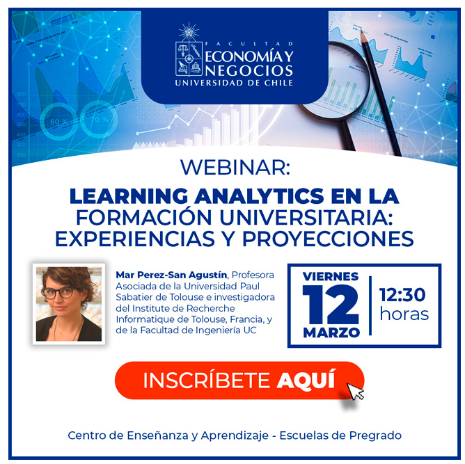 Webinar “Learning analytics en la formación Universitaria: experiencias y proyecciones