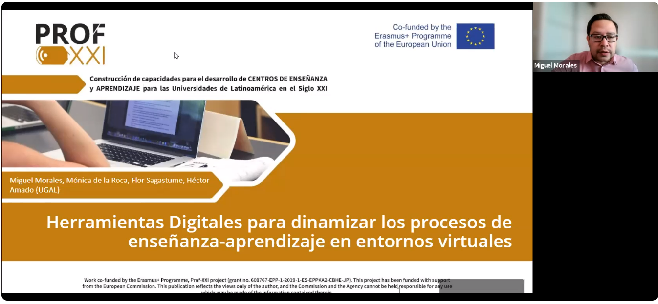 Taller «Herramientas digitales para dinamizar los procesos de enseñanza-aprendizaje»