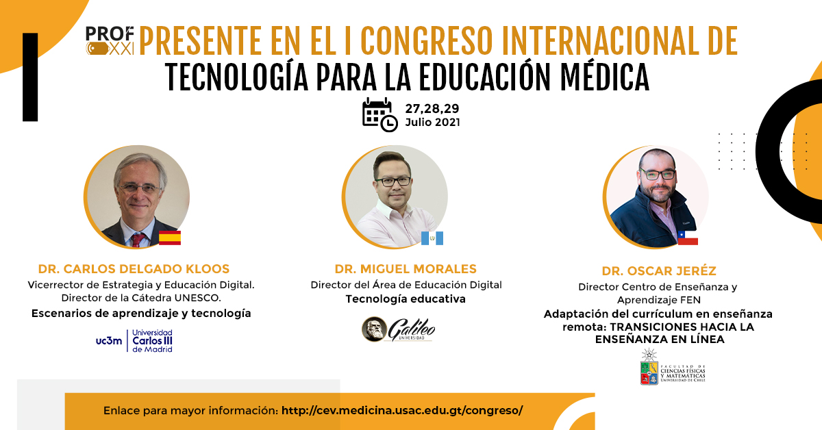 PROF-XXI en el «I Congreso Internacional de Tecnología para la Educación Médica».