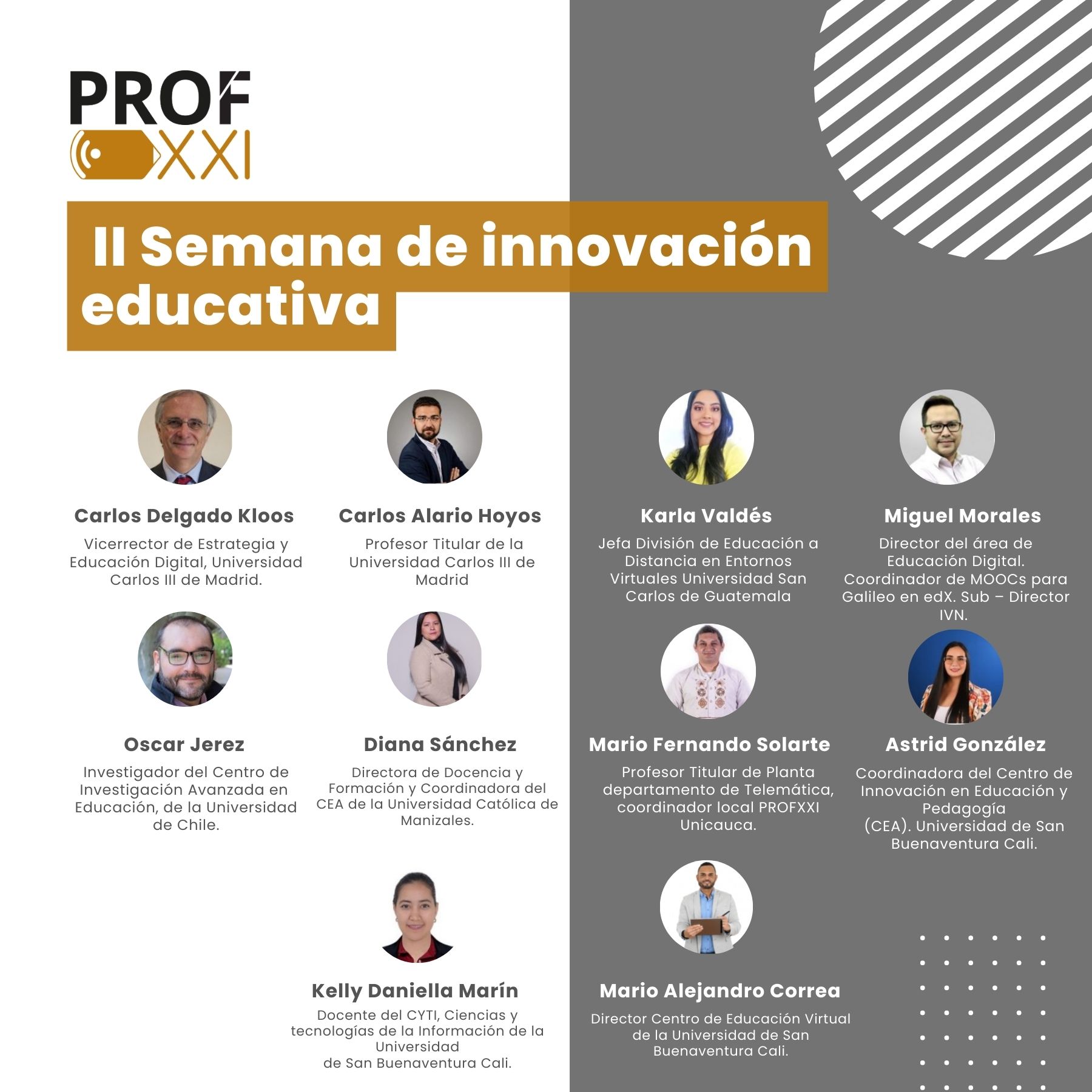 Proyecto PROF-XXI presente en la «II Semana de la Innovación Educativa 2023»